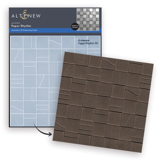Altenew - 3D Embossing Folder - Paper Rhythm