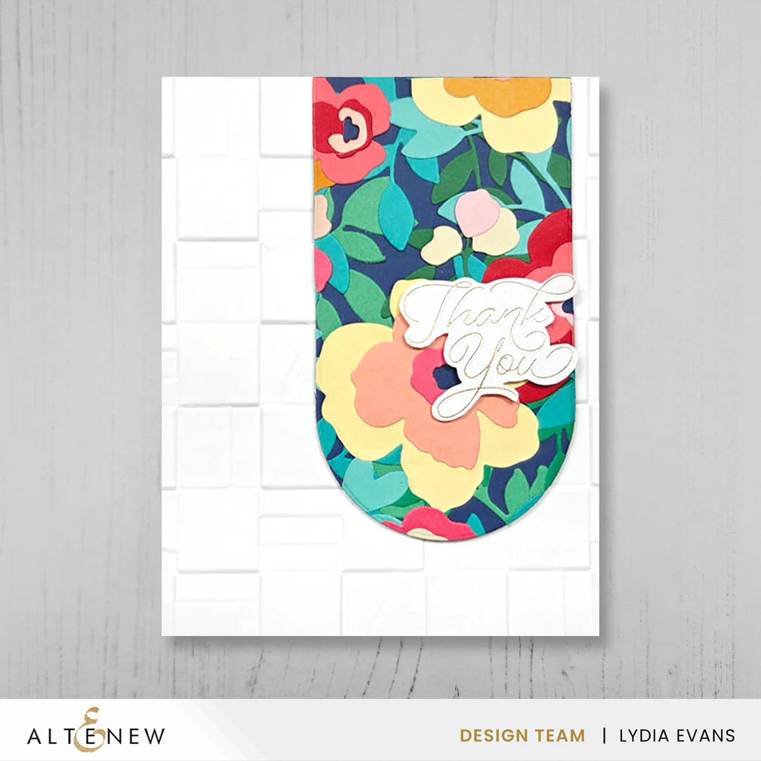 Altenew - 3D Embossing Folder - Paper Rhythm