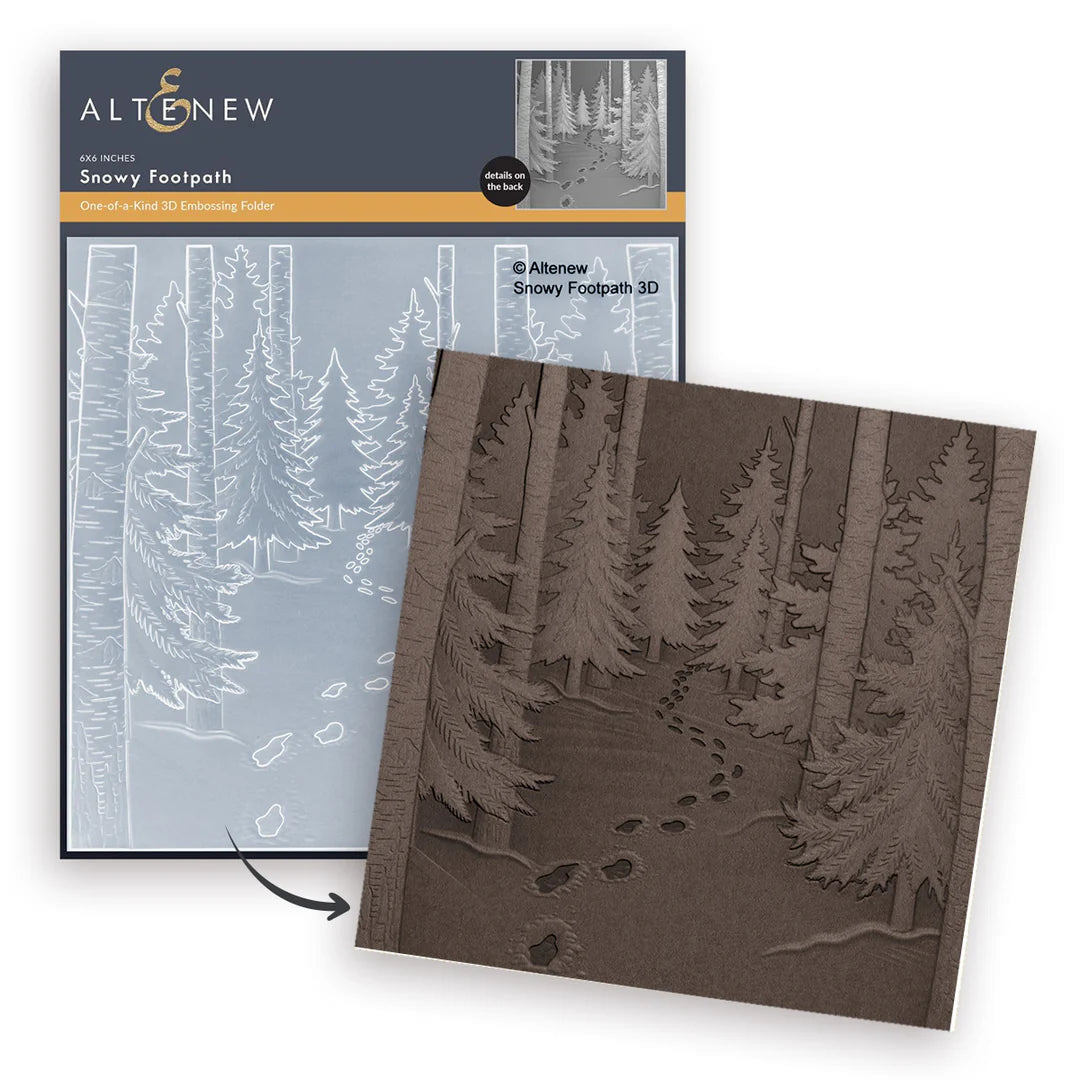 Altenew - Snowy Footpath 3D Embossing Folder