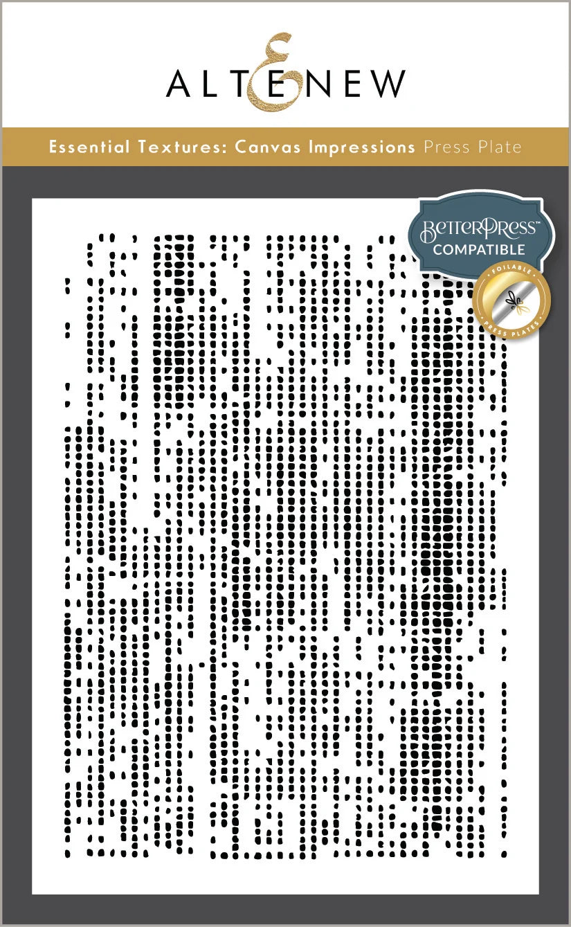 Altenew - Essential Textures: Canvas Impressions Press Plate
