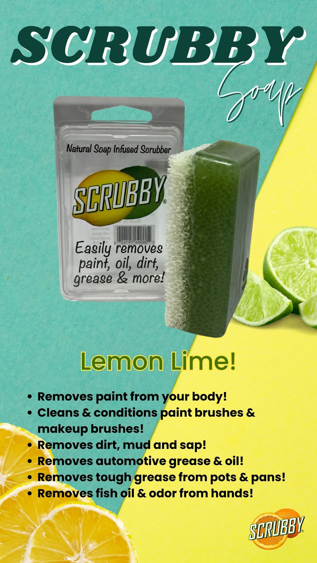 Scrubby Soap - Lemon Lime