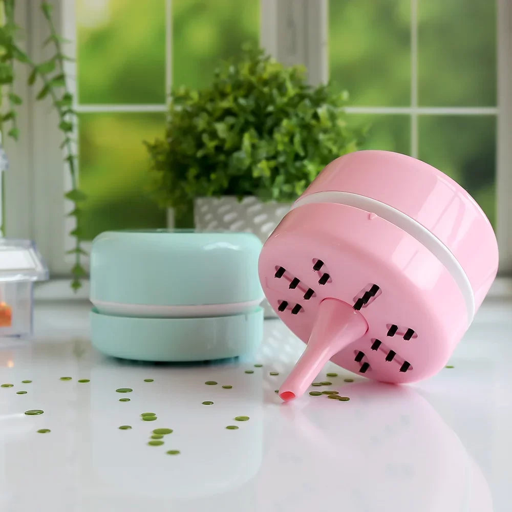 This Calls for Confetti - Desktop Mini Vacuum - Pink