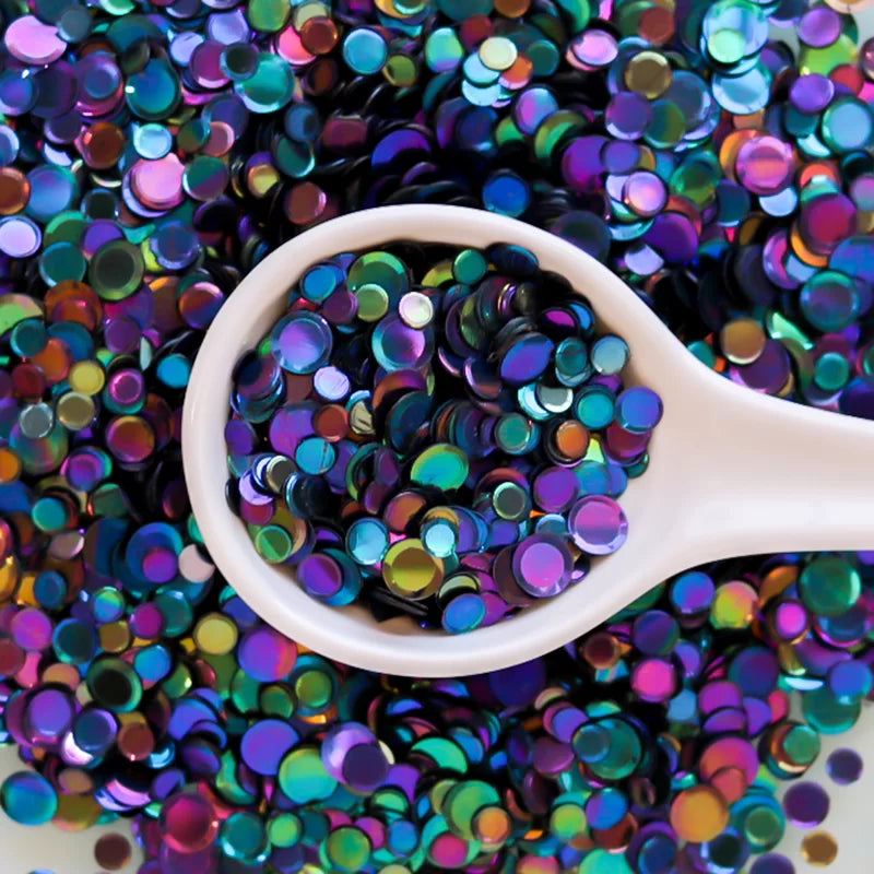 This Calls for Confetti - Iridescent Sequin Confetti - Oil Slick