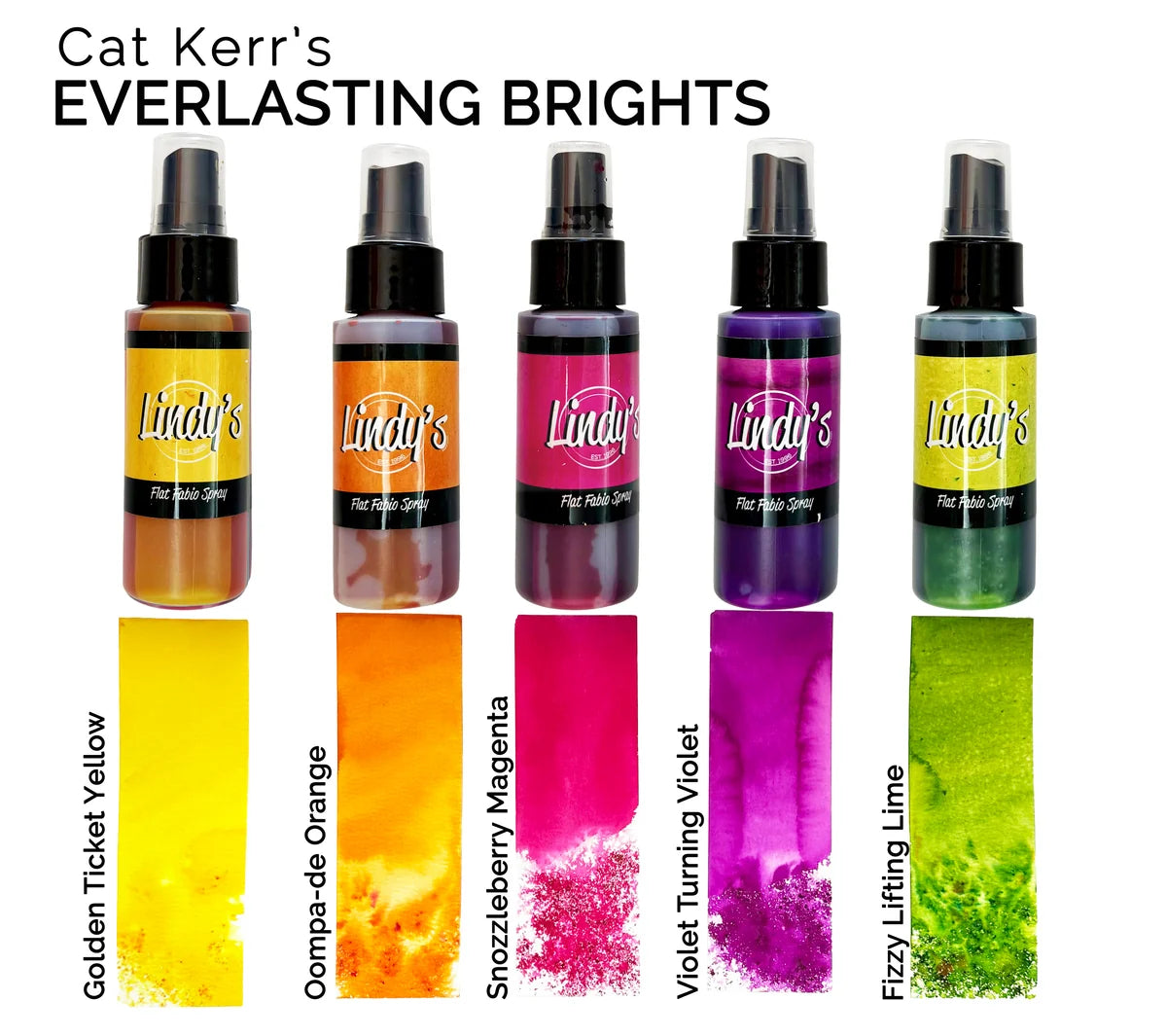 Lindy's - Flat Fabio Spray Set - Everlasting Brights