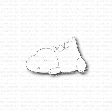 Gummiapan - Sovande Dino Die