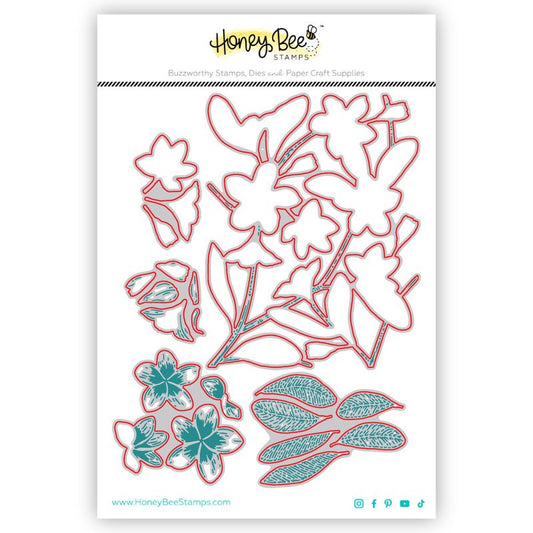 Honey Bee - Bold Backgrounds: Plumeria Die Set