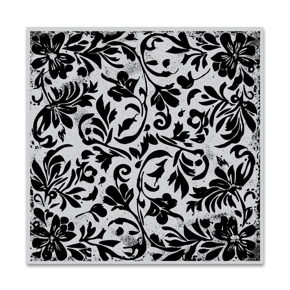 Hero Arts - Abstract Poinsettia Bold Prints Cling Stamp