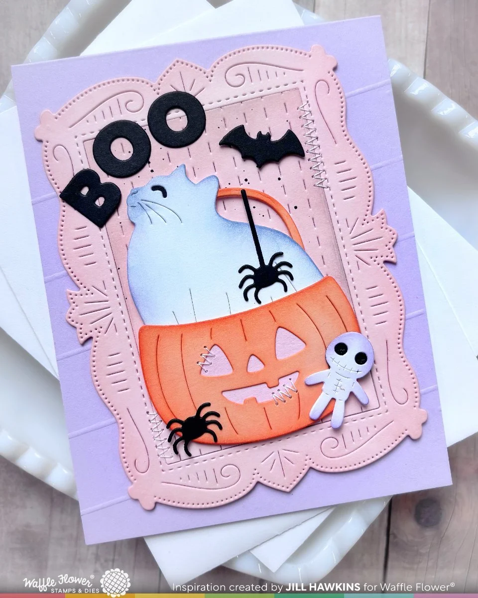 Waffle Flower - Happy Haunting Cat Die