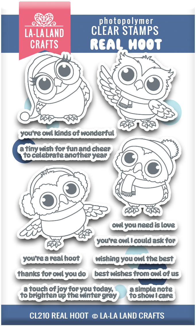 La-La Land Crafts - Real Hoot Stamp Set