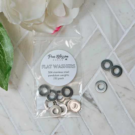 Pear Blossom Press - Flat Washers