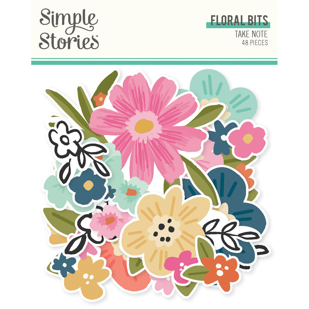 Simple Stories - Take Note - Floral Bits & Pieces