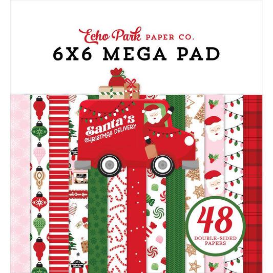 Echo Park - Santa's Christmas Delivery - 6x6 Cardmakers Mega Paper Pad