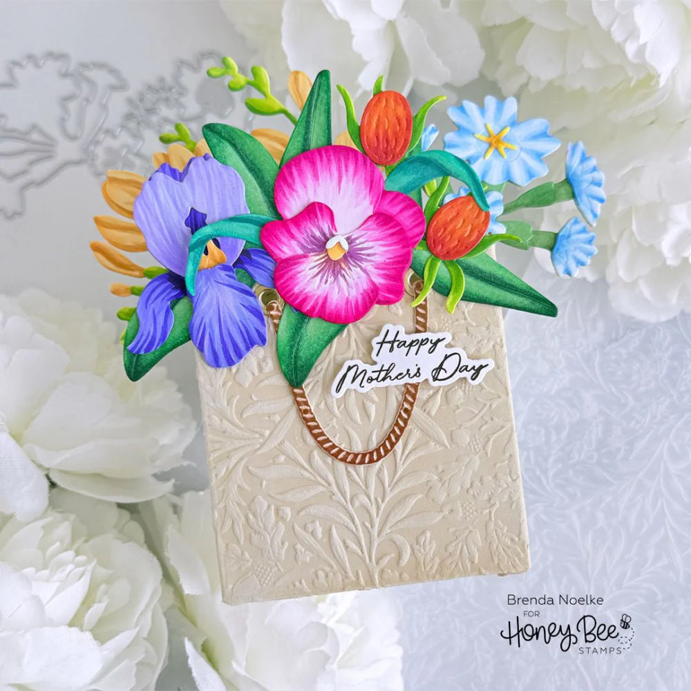 Honey Bee - 3D Embossing Folder - Tooled Leather