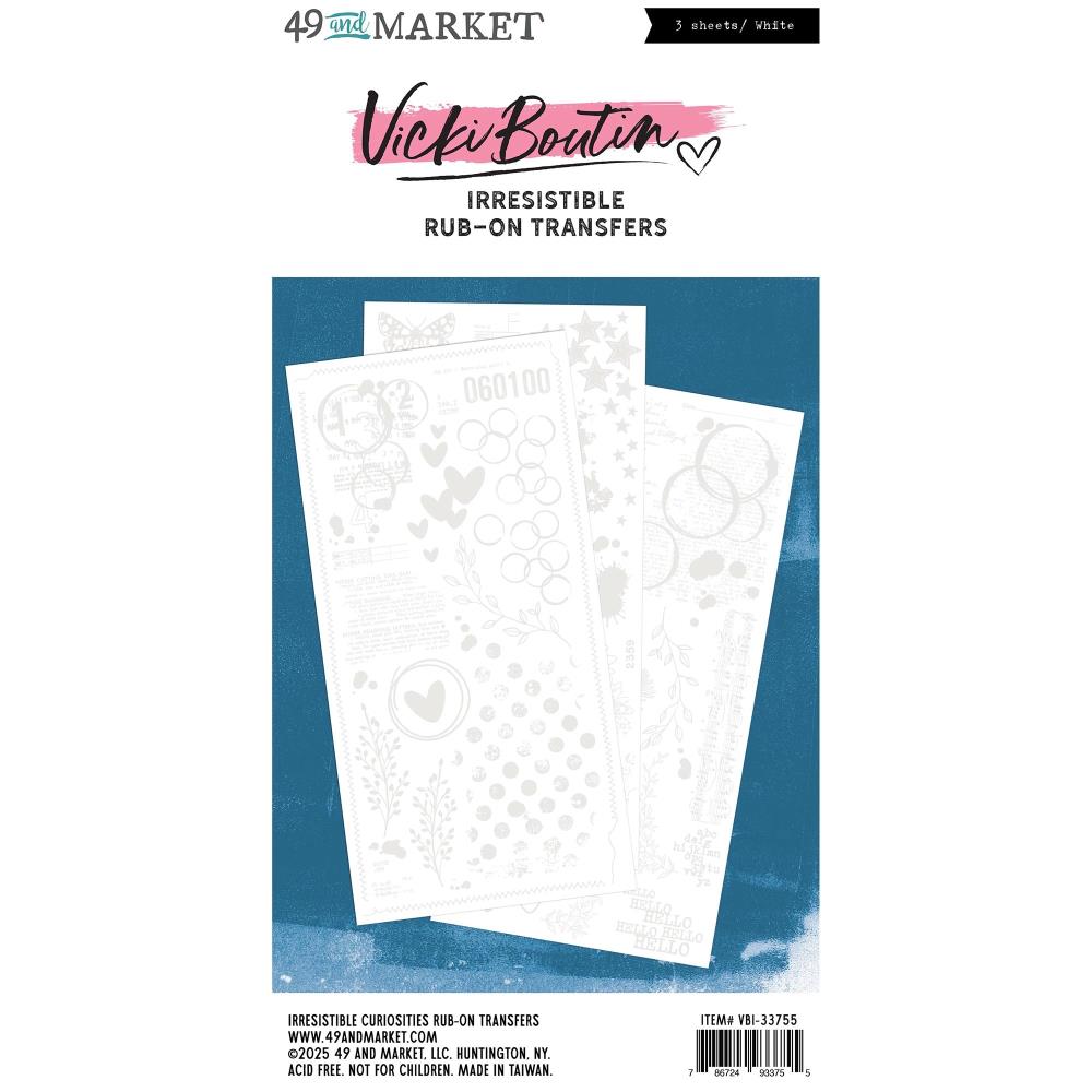 49 and Market - Irresistible Rub-On Transfers - Curiosities by Vicki Boutin