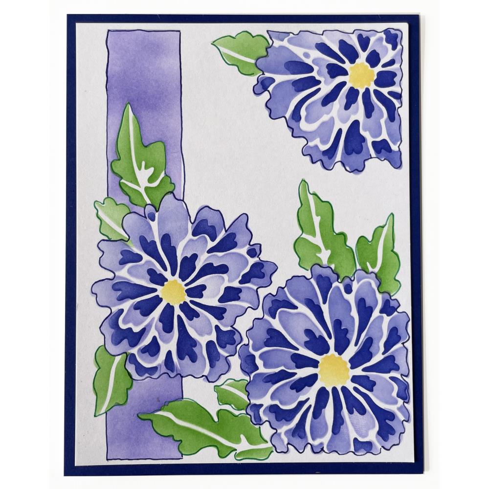 TCW - Daisies Layered Card Stencil