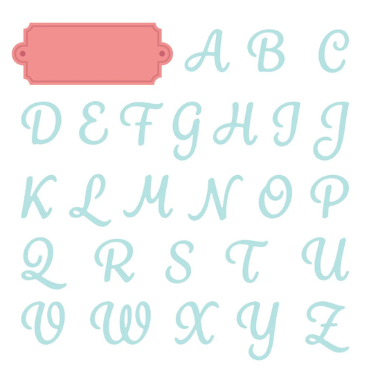 Honey Bee - Script Monogram Die Set