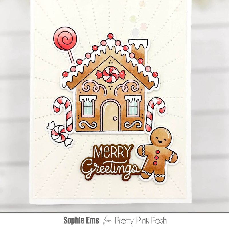 Pretty Pink Posh - Christmas Gingerbread Stamp Set & Die Bundle