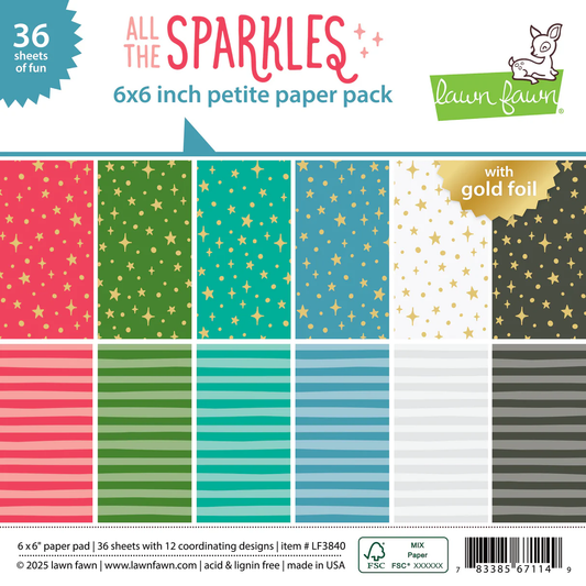 Lawn Fawn - All the Sparkles Petite Paper Pack