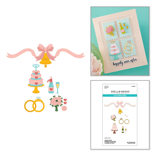 Spellbinders - Classic Mouse Wedding Accessories Die Set