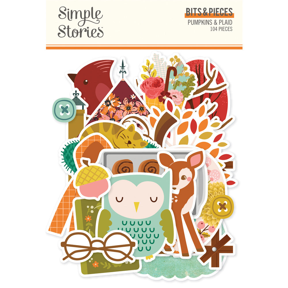 Simple Stories - Pumpkins & Plaid - Bits & Pieces