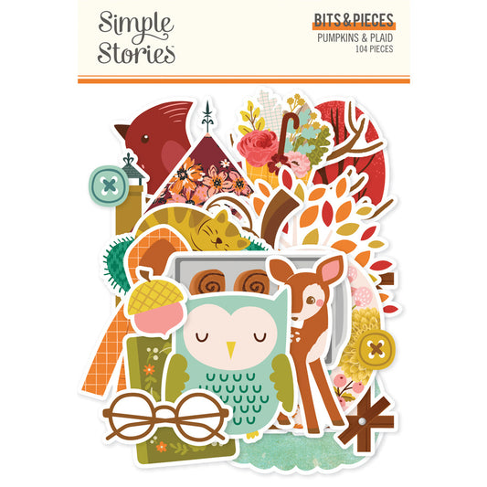 Simple Stories - Pumpkins & Plaid - Bits & Pieces