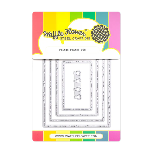 Waffle Flower - Fringe Frames Die Set