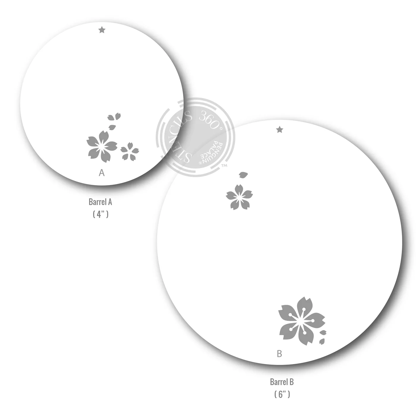 Sunbird Spark - Stencils 360 - Sakura Fubuki Stencil Set