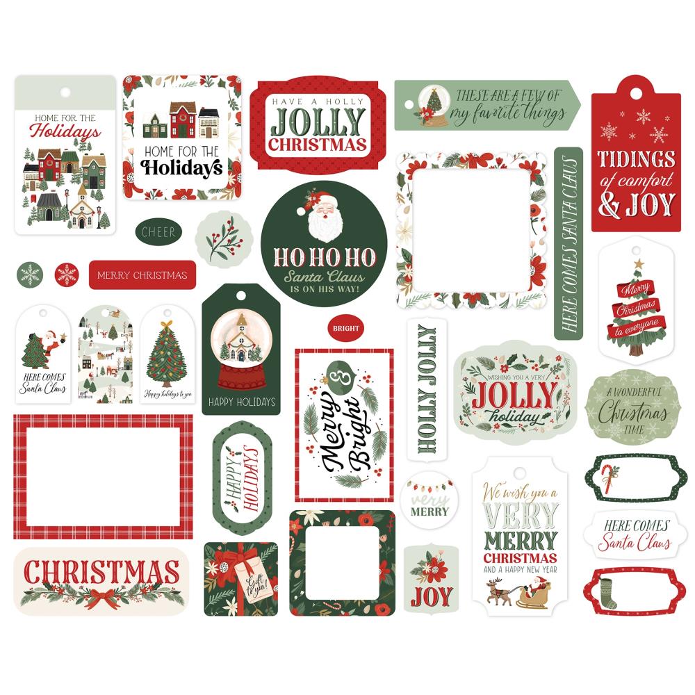 Carta Bella - Christmas Village - Frames & Tags Ephemera