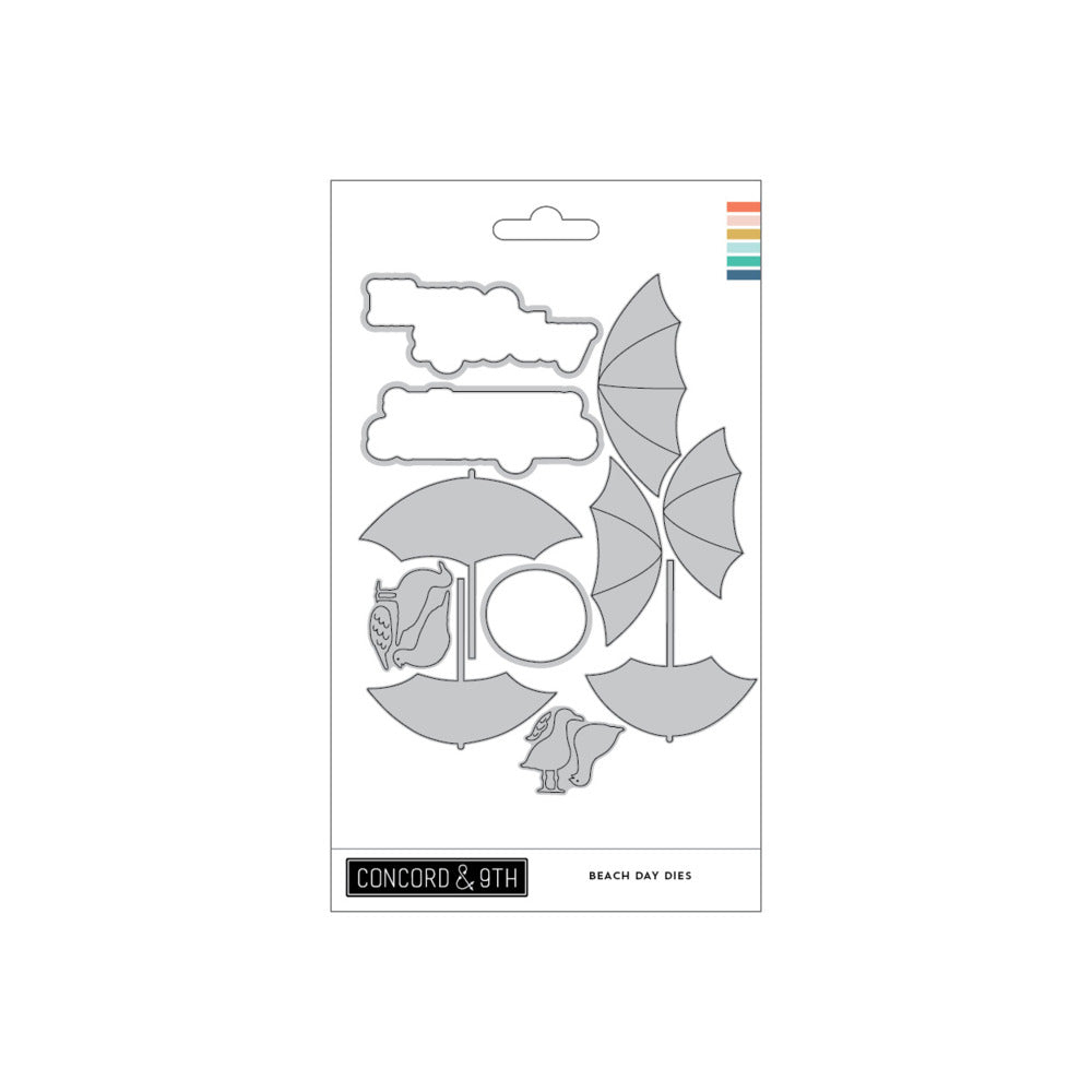 Concord & 9th - Beach Day Stamp & Die Bundle