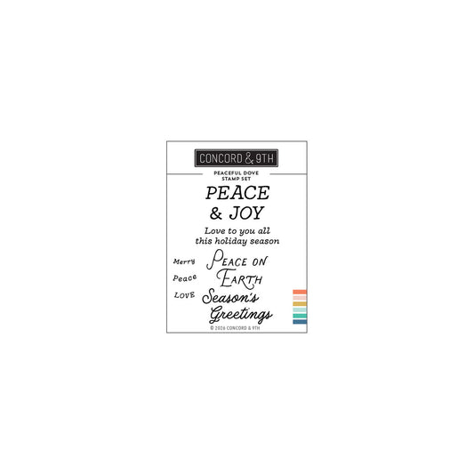 Concord & 9th - Peaceful Dove Stamp & Die Bundle