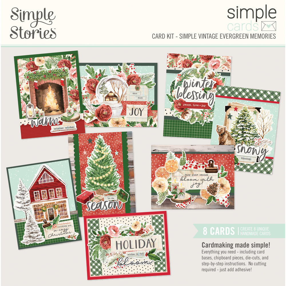 Simple Stories - Simple Vintage Evergreen Memories - Card Kit