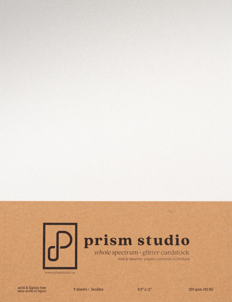 Prism Studio - Glitter Cardstock - Quartz