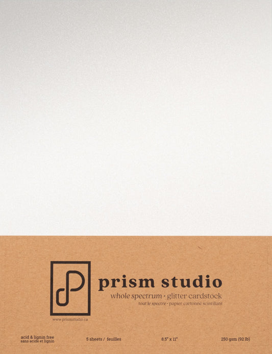 Prism Studio - Glitter Cardstock - Quartz