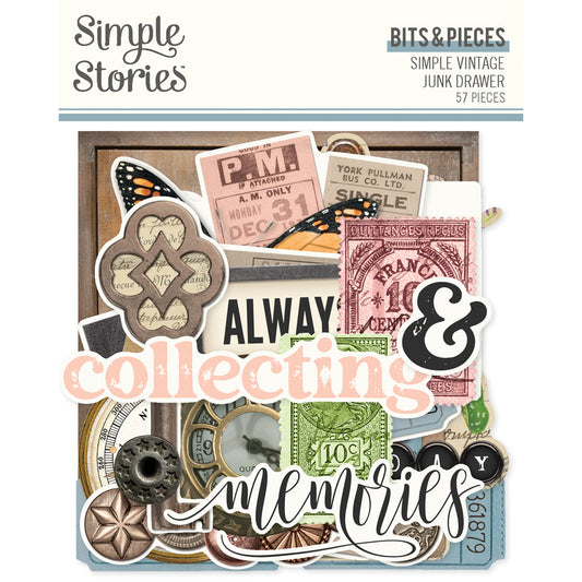 Simple Stories - Simple Vintage Junk Drawer - Bits & Pieces