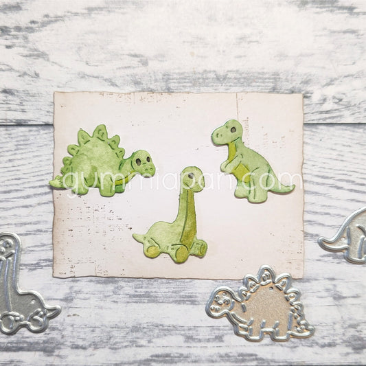 Gummiapan - Plush Dinos Die Set