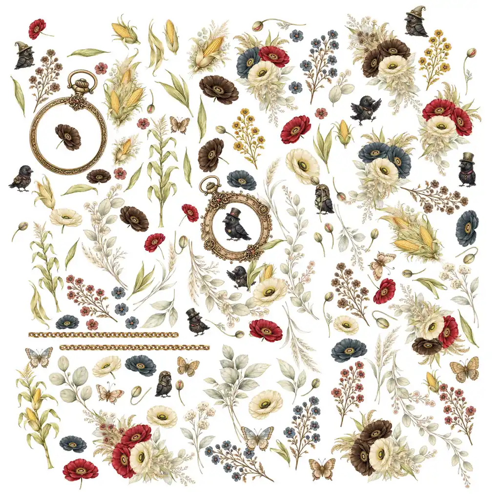 49 and Market - Chronicles of Oz - Laser Cut Wildflowers