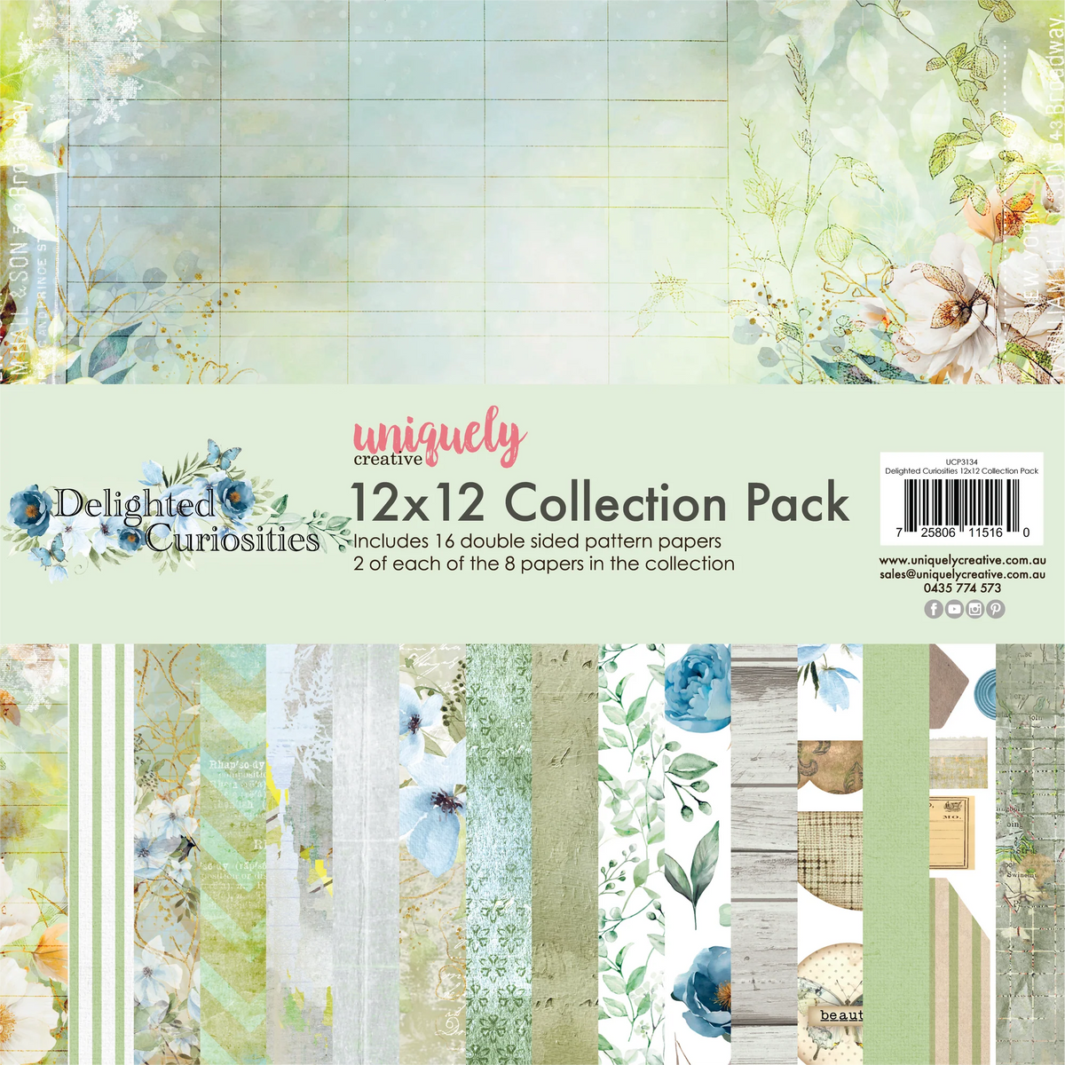 Uniquely Creative - Delighted Curiosities - 12x12 Collection Pack