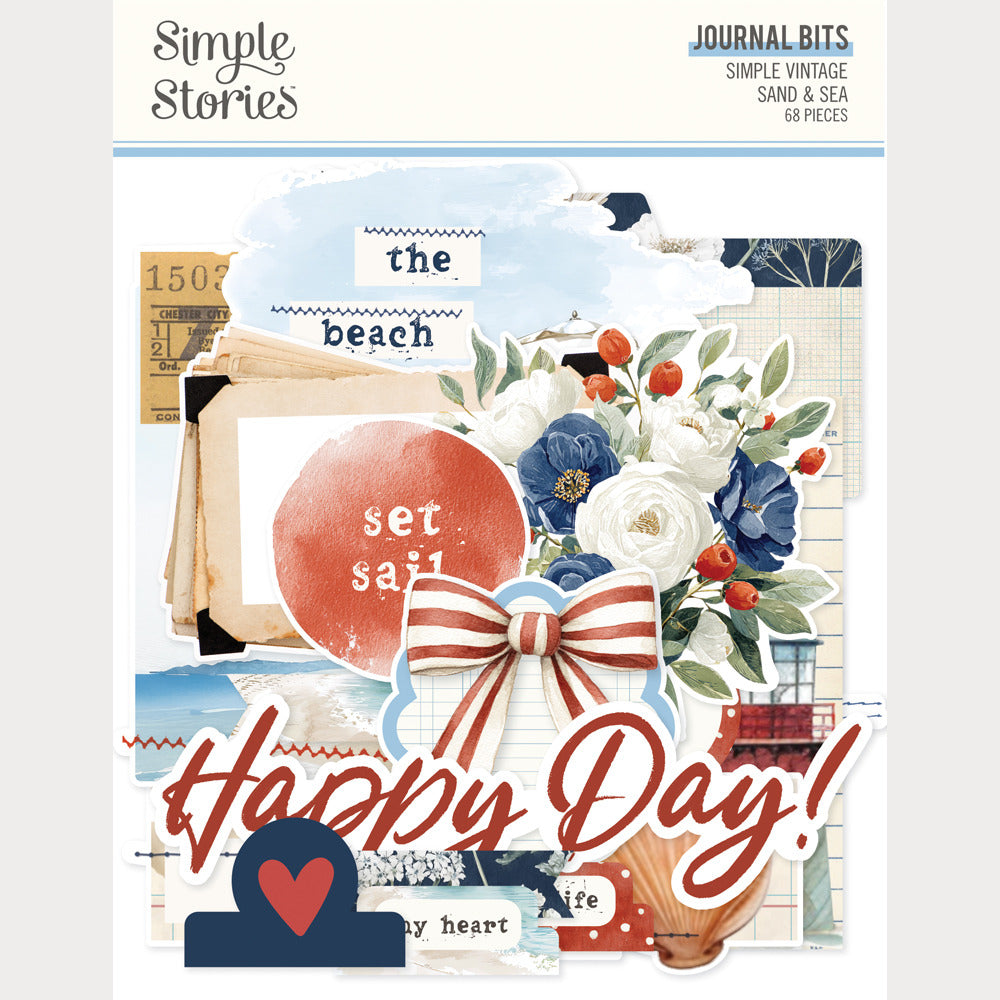 Simple Stories - Simple Vintage Sand & Sea - Journal Bits