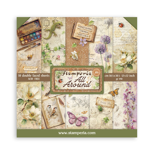 Stamperia - All Around - 12x12 Paper Pad