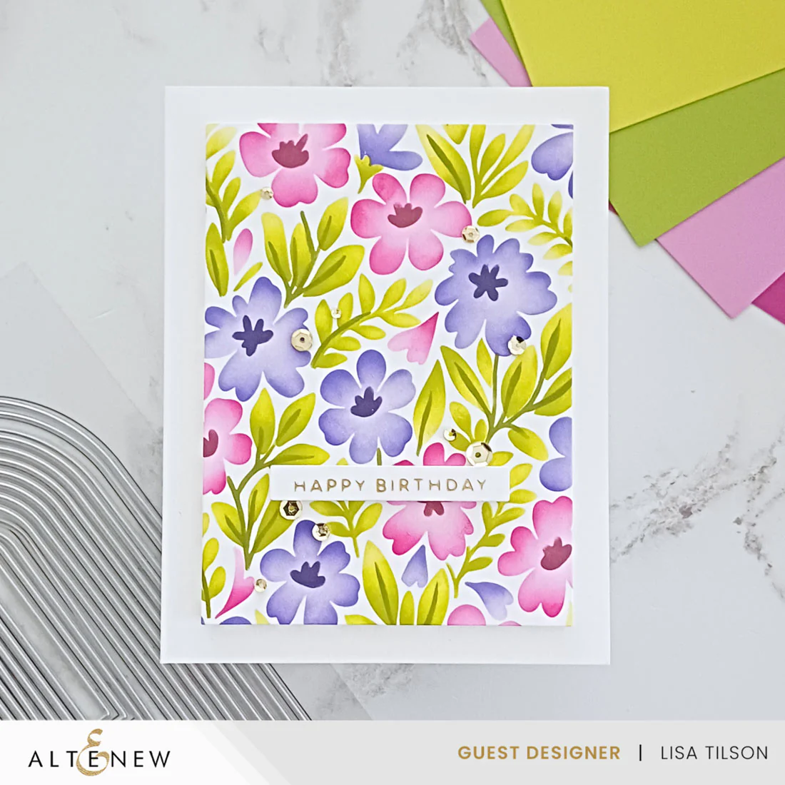 Altenew - Stencil Art: Styled Backgrounds Layering Stencil Set