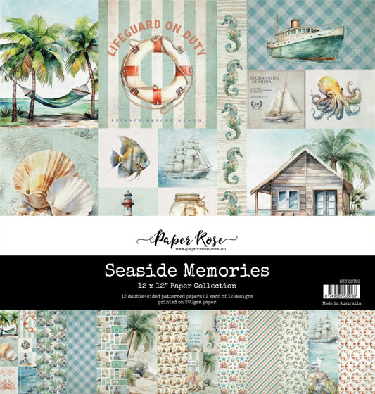 Paper Rose - Seaside Memories - 12x12 Paper Pack