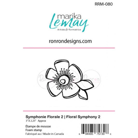 RonRon Designs - Foam Stamp - Floral Symphony 2