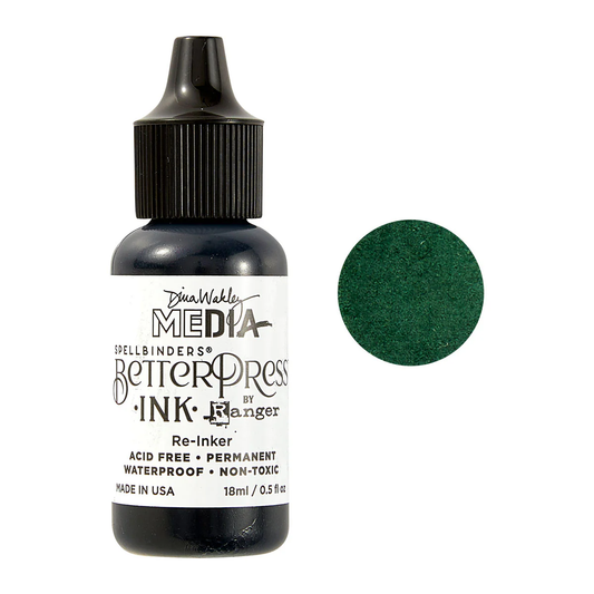 Spellbinders - BetterPress Re-inker - Fir by Dina Wakley