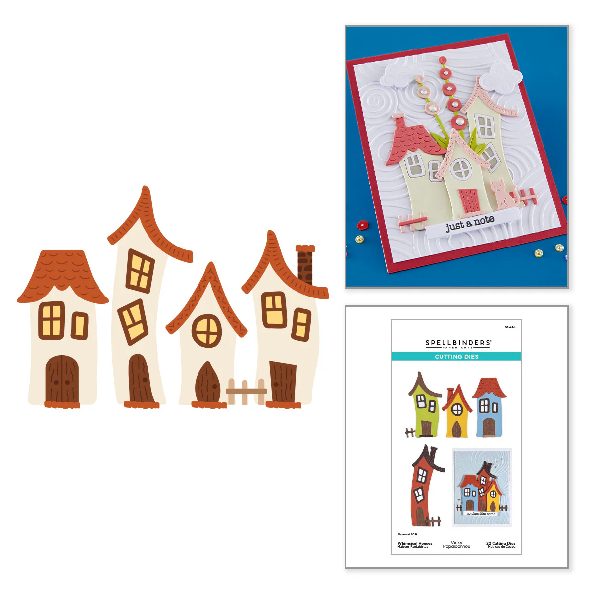 Spellbinders - Whimsical Houses Die Set