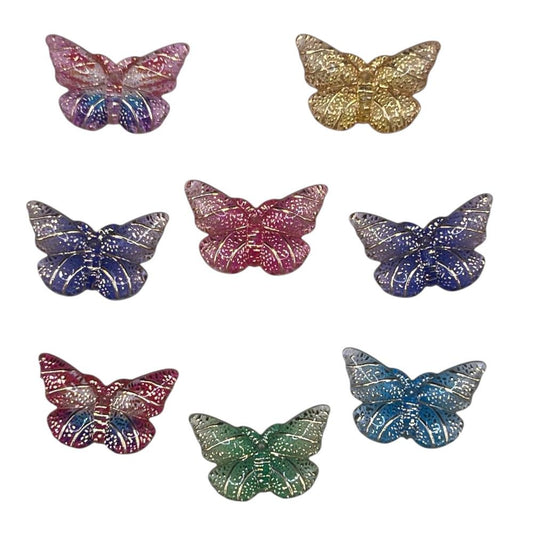 Buttons Galore - Flatbackz - Butterfly Shimmer