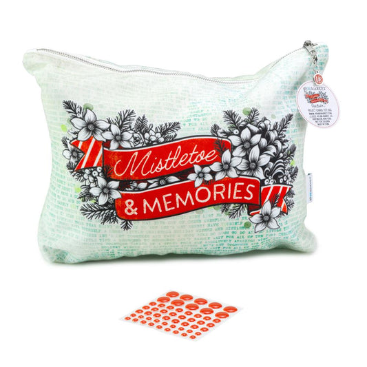 49 and Market - Mistletoe & Memories  - Zippered Tote Bag