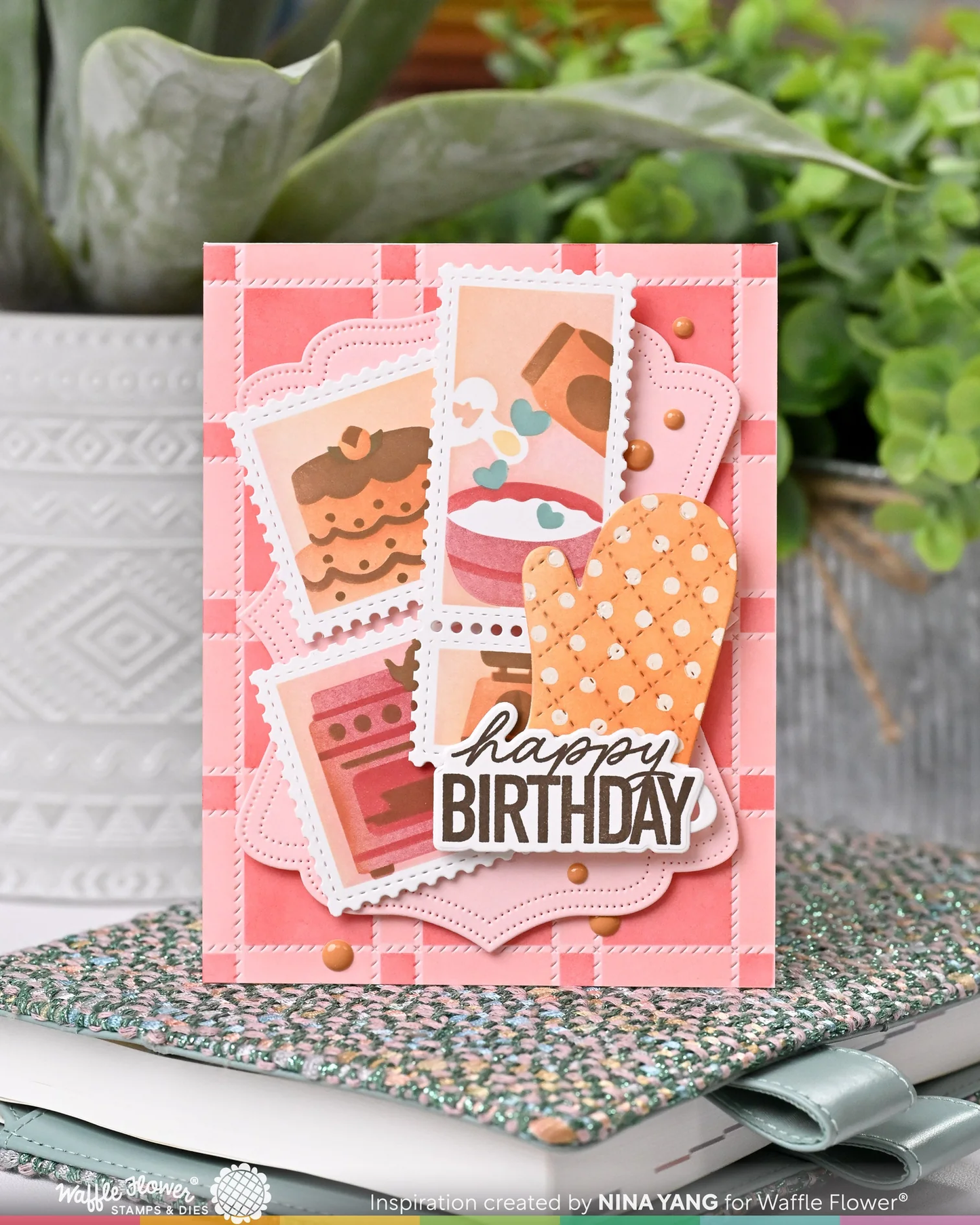 Waffle Flower - Just Mitts Die & Stencil Bundle