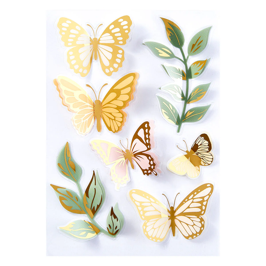 Rosie's Studio - Golden Afternoon - Butterfly Embellishments