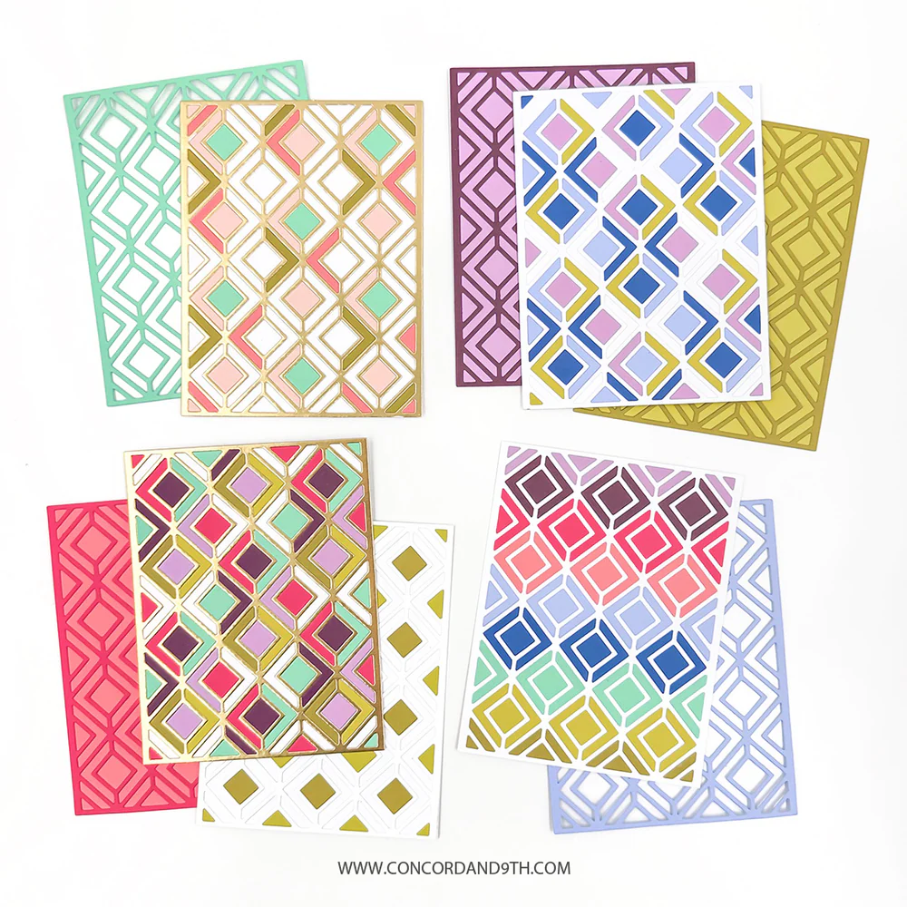 Concord & 9th - Diamond Lattice Inlay Die Set