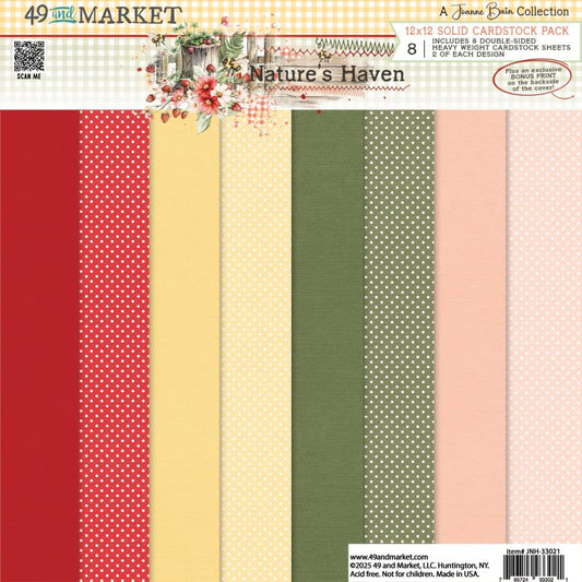 49 and Market - Nature's Haven - Solids Cardstock Pack